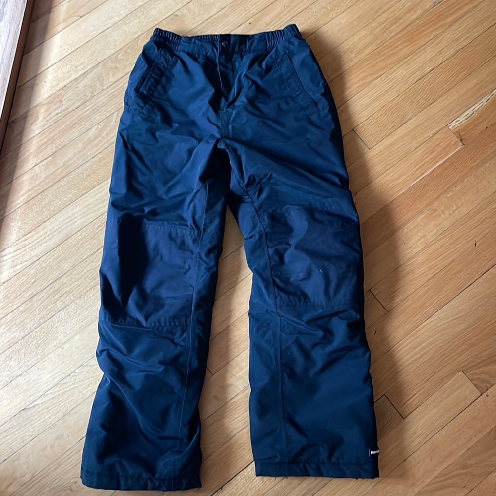 Lands End Grow Along Snow Pants  - Black/Size 12